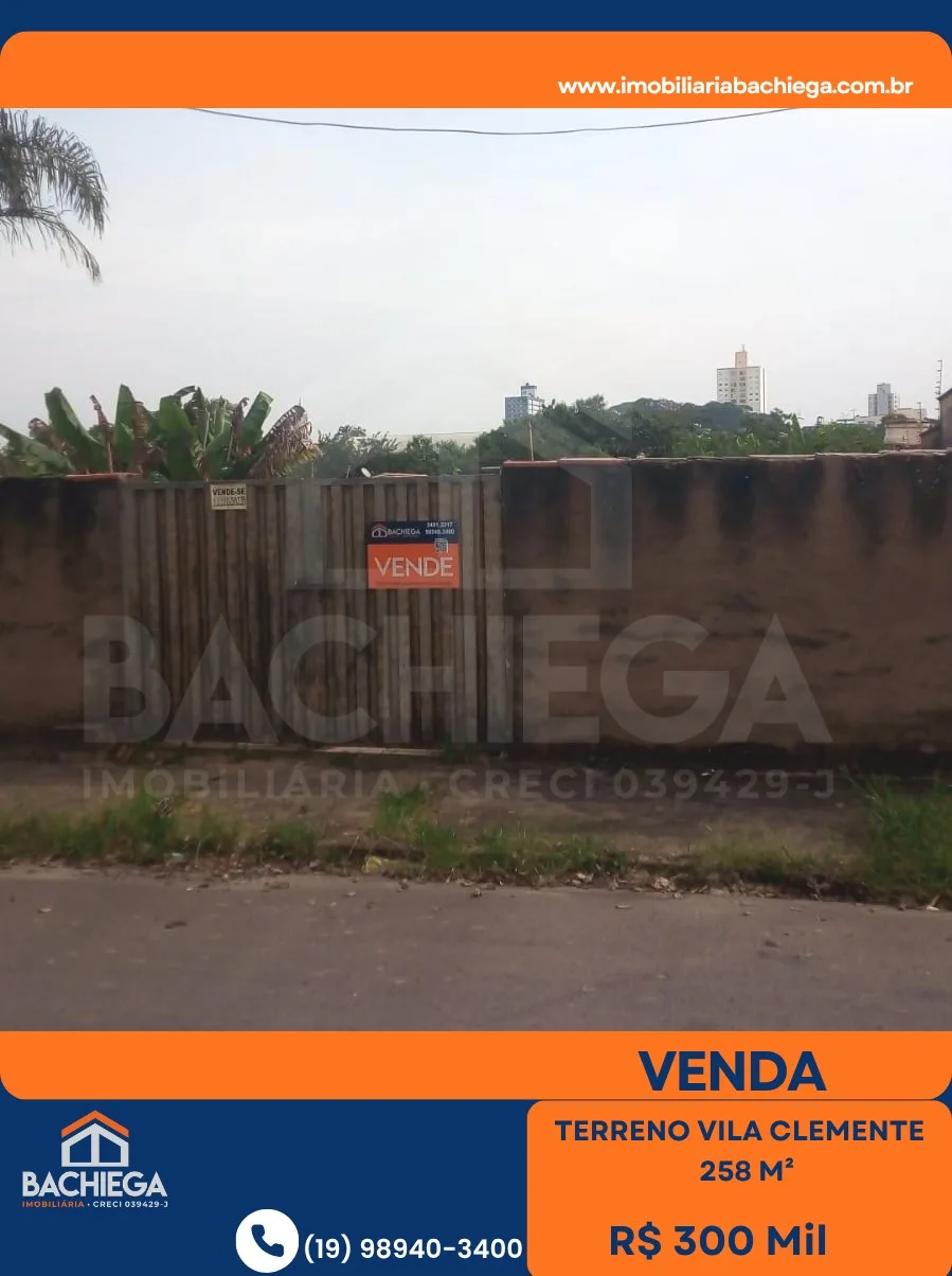 Terreno à Venda na Vila Clemente