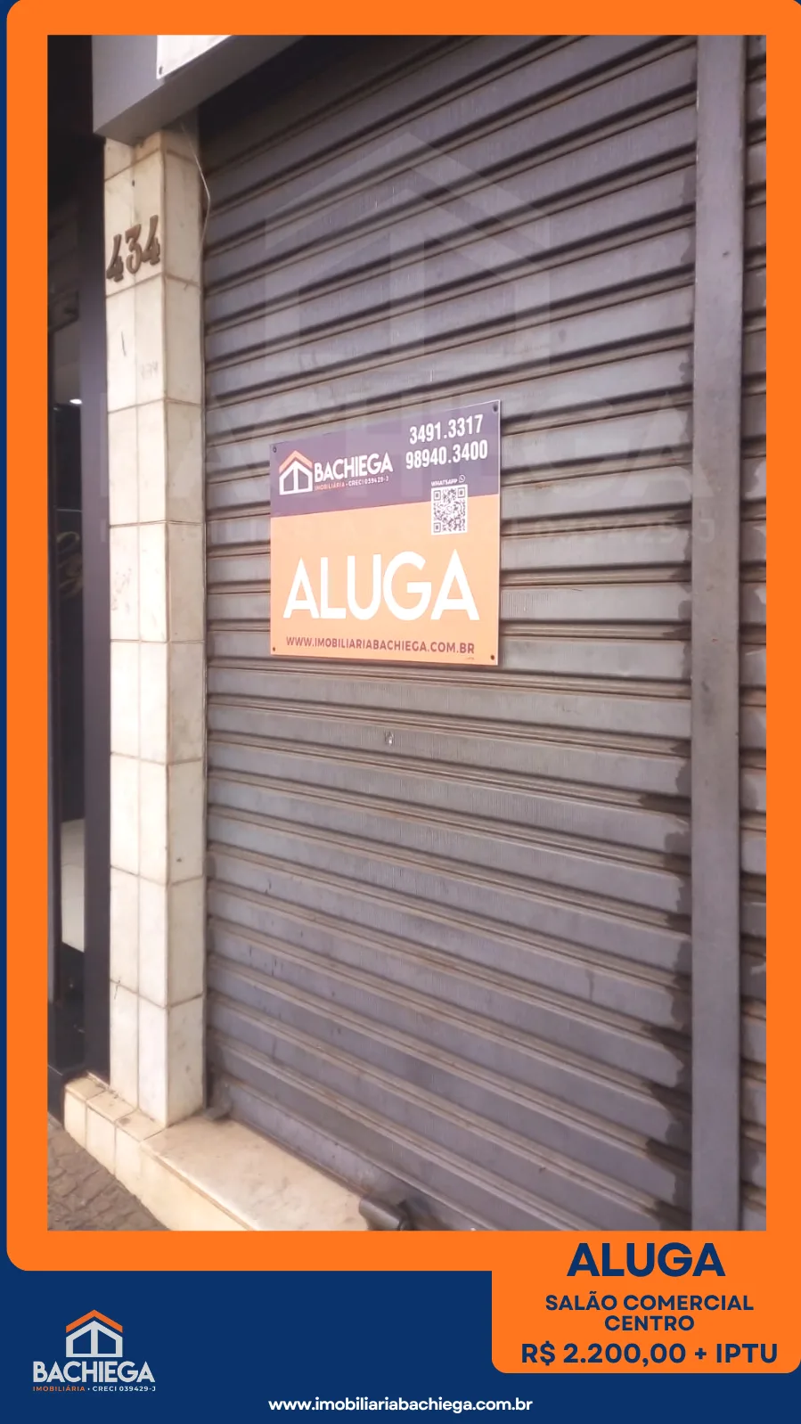 Salão comercial - Centro